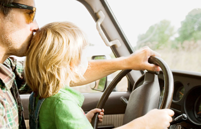 SR150-SR300 fine for driving with child in one’s lap
