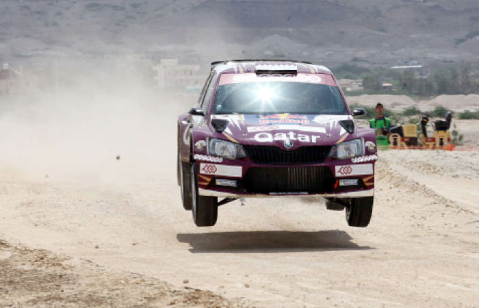 Nasser Saleh Al-Attiyah in action in last year’s MERC