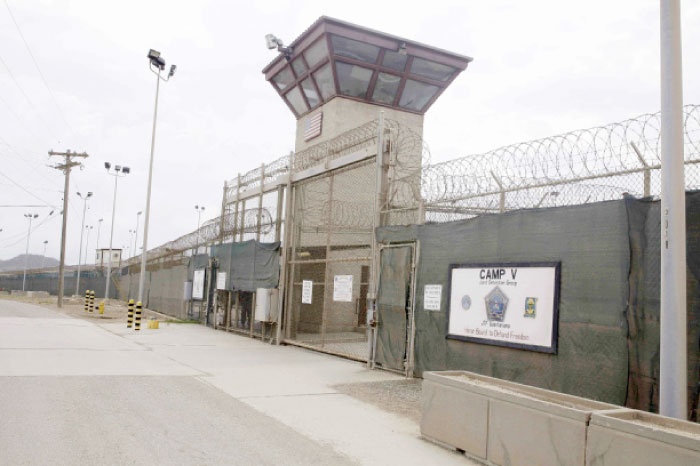 This June 7, 2014, file photo shows the entrance to Camp 5 and Camp 6 at the US military’s Guantanamo Bay detention center, at Guantanamo Bay Naval Base, Cuba. — AP