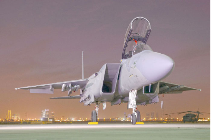 An F15-SA ‘Eagle Fighter’ that will join a growing Saudi Royal Air Force fleet. — SPA