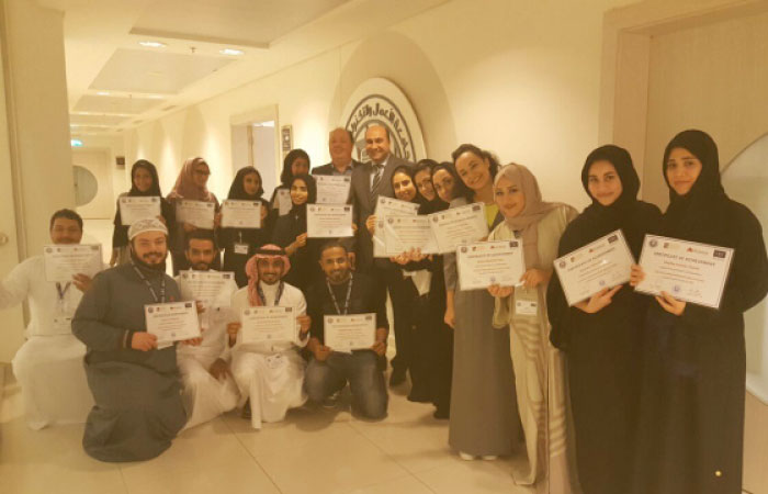 CHRA participants with CEC Director Amir Dhia and trainer Rolf Hartung. — Courtesy photo