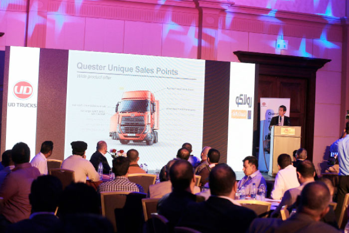 During the unveiling of all-new Quester multi-purpose truck