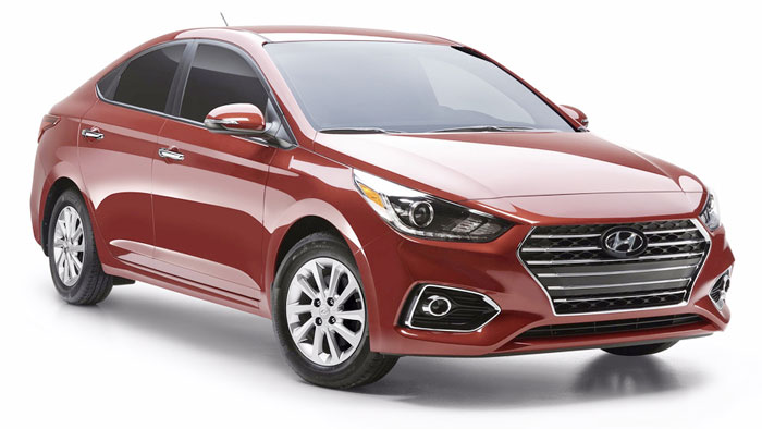 The fifth-generation 2018 Hyundai Accent