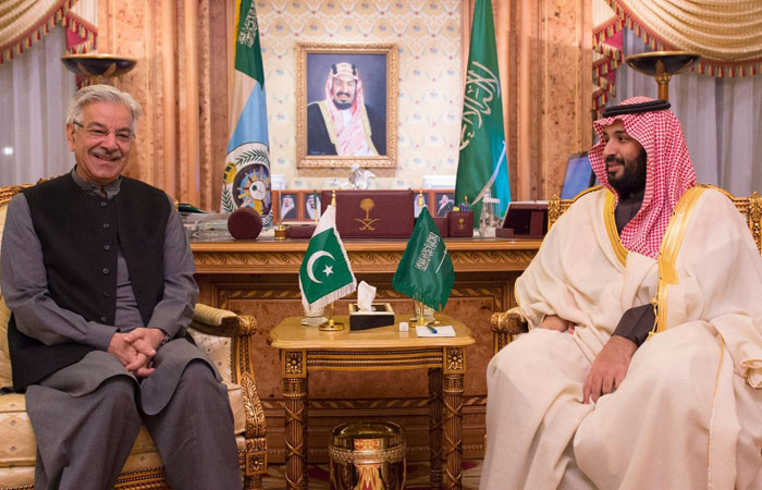 Mohammed Bin Salman meets Pak defense minister