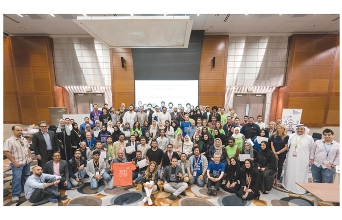 Students, who participated in a three-day innovation challenge, and orgainzers of STEAM in a group picture. — Courtesy photo