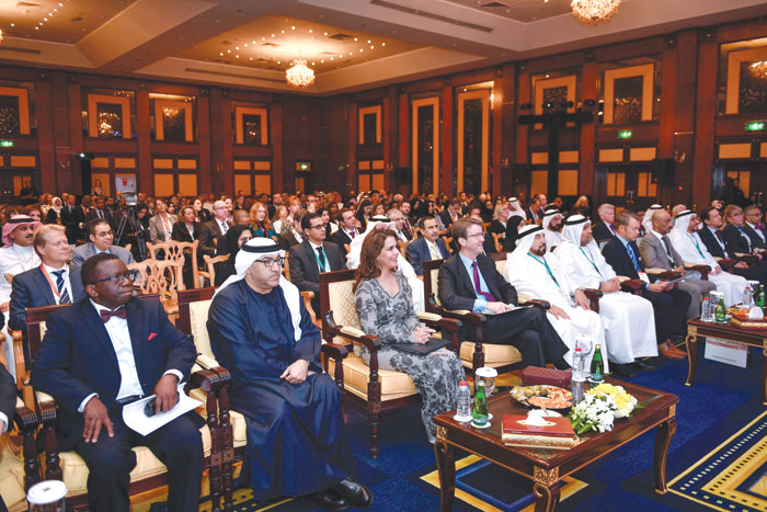 Chairperson of Dubai Healthcare City Authority (DHCA) Princess Haya Bint Al Hussein at the ‘Leaders in Healthcare’ conference in Dubai