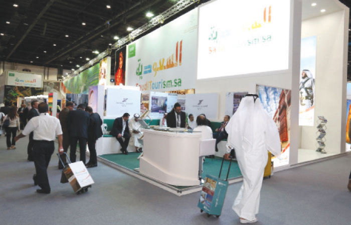 Saudi Arabia’s stand in last year’s Arabian Travel Market, Dubai