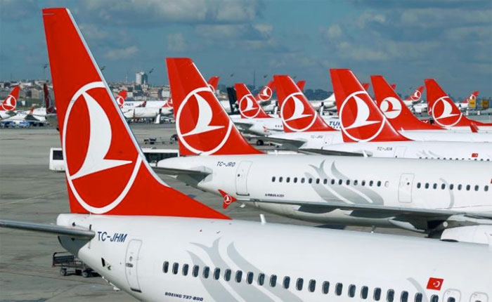 Turkish Airlines aircrafts are parked at the Ataturk International airport in Istanbul, Turkey. — Reuters