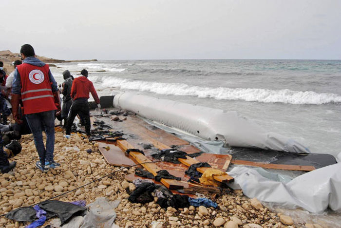 The Libyan Red Crescent says at least 74 bodies of African migrants have washed ashore in western Libya, the latest tragedy at sea along a perilous trafficking route to Europe. — AFP