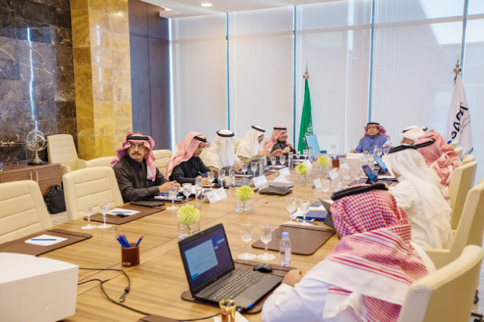 The meeting of the GACA board of directors in progress in Riyadh. — Courtesy photo