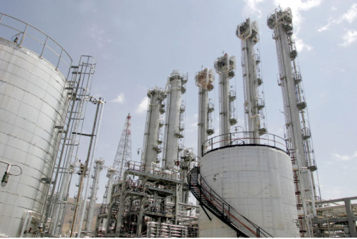 This file photo shows a general view of the heavy water plant in Arak, 320 km south of Tehran. — AFP
