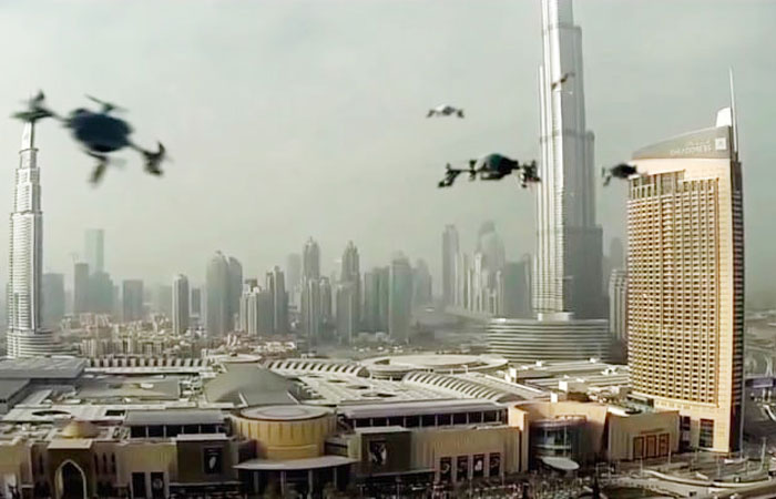 Drones have become a more common sight in the skies above Dubai as related technology has plunged in price, with professional photographers eager to use them. — File photo