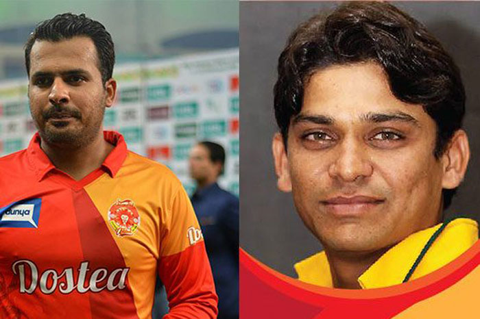 Sharjeel Khan (L) Khalid Latif