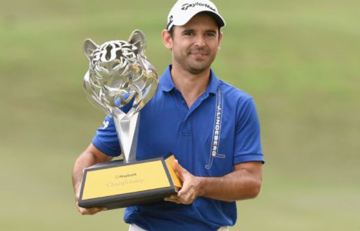 Fabrizio Zanotti with Maybank Championship Trophy. — AFP