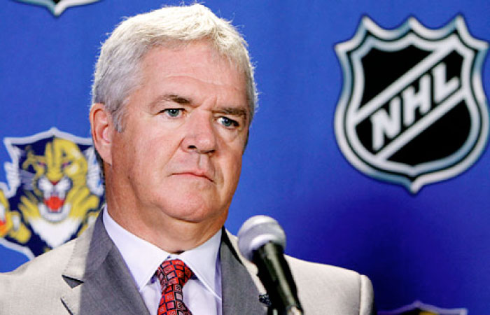 Florida Panthers president of hockey operations Dale Tallon in this file picture.