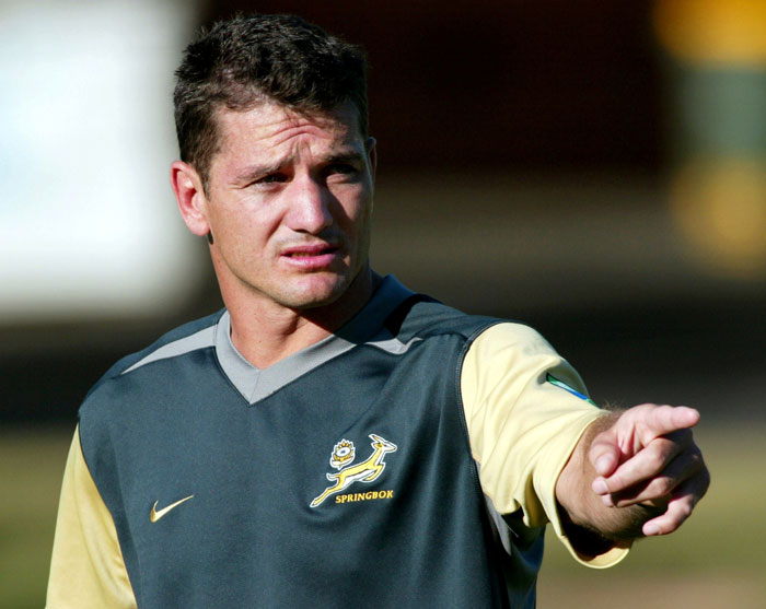 South Africa's Joost van der Westhuizen trains in Melbourne during the 2003 Rugby World Cup, in this file photo. — Reuters