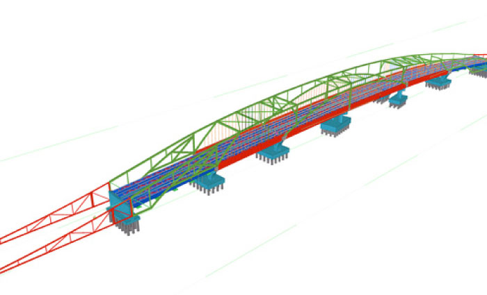 Projects such as Abdullah Arif Intersection Bridge in Makkah benefit from construction technology.