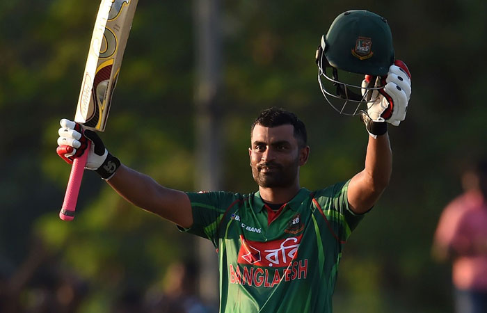 Tamim century sets up Bangladesh win over Lanka