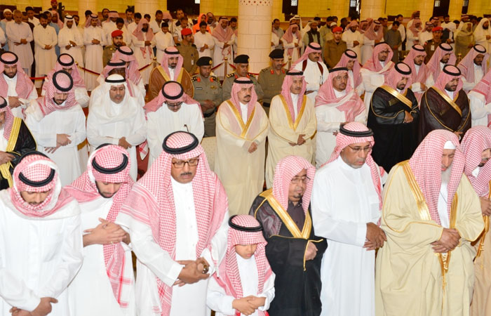 Funeral prayer offered for Prince Nawaf Bin Saud's mother