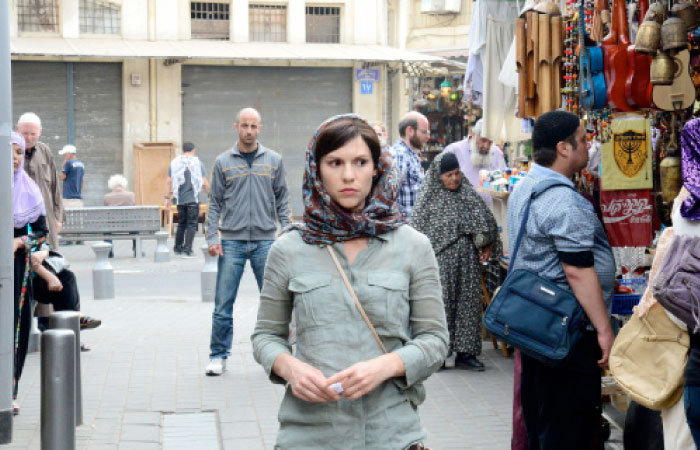 A scene from “Homeland” shows actress Claire Danes playing the role of a CIA operative.