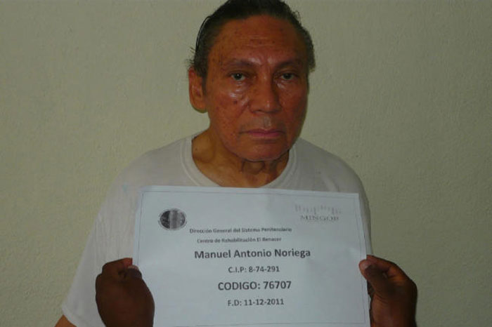 Manuel Noriega, 77, Panama’s former strongman, poses for a photograph in Panama City in this Dec. 14, 2011 file photo. — Reuters