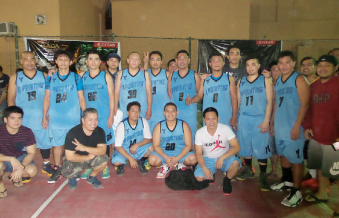 R Printing basketball team