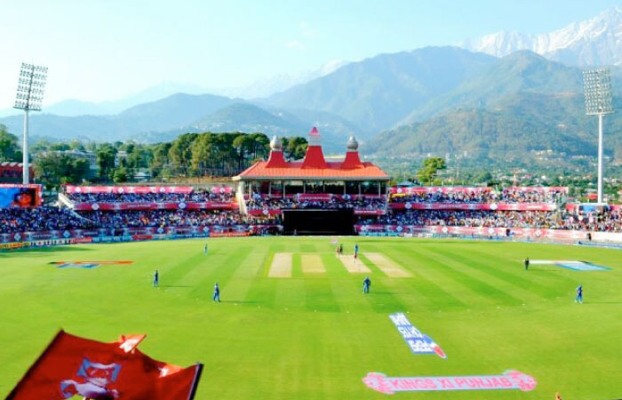 Dharmasala cricket stadium
