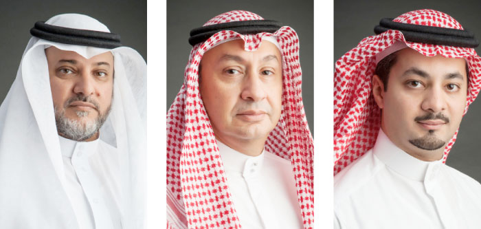 Left to Right : Musaad Aldrees; Ammar Shata; Ahmed Ghouth