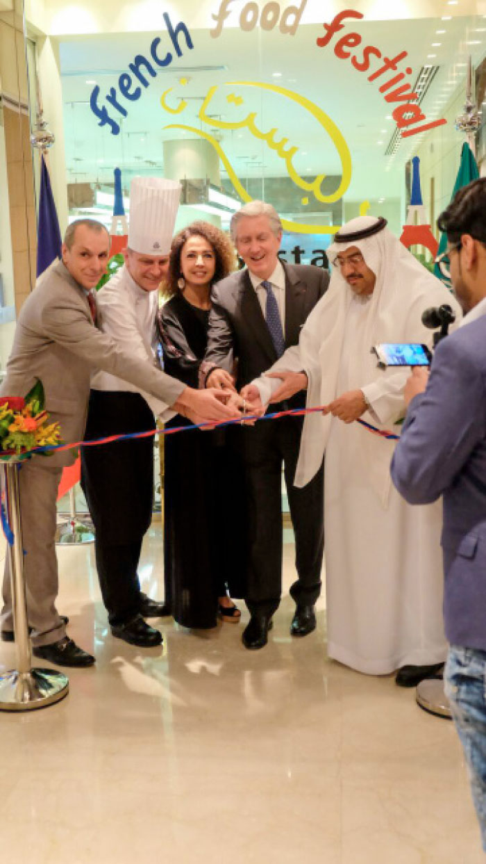 French Ambassador François Gouyette inaugurates French Food Festival Goût de France (Good France) organized by the Intercontinental Hotel Riyadh. — Courtesy photo