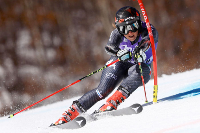 Federica Brignone of Italy competes in the ladies Giant Slalom during the 2017 Audi FIS Ski World Cup Finals at Aspen Mountain on Sunday in Aspen, Colorado. — AFP