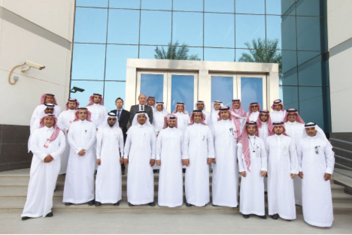 A group photo during the visit