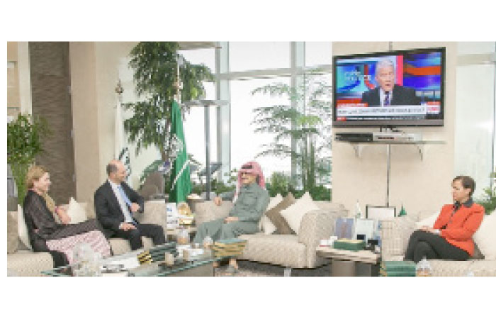 Prince Alwaleed receives Austrian ambassador