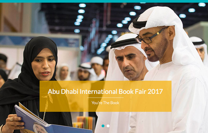 Cultural program at Abu Dhabi book fair