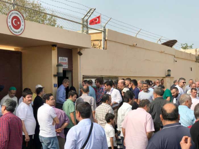 Turkish expatriates voted in Jeddah last week in their nation’s key referendum. – Courtesy photo