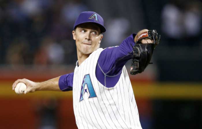 Arizona Diamondbacks’ Zack Greinke throws a pitch against the Pittsburgh Pirates during their MLB game in Phoenix Thursday. — AP