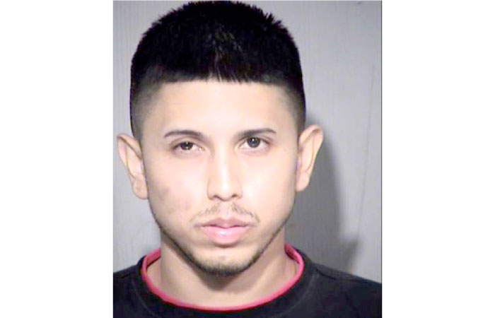 Aaron Saucedo, 23, was arrested in April and later charged with murder in connection with the first of the killings, which occurred in August 2015, is shown in this image on Monday. — Reuters