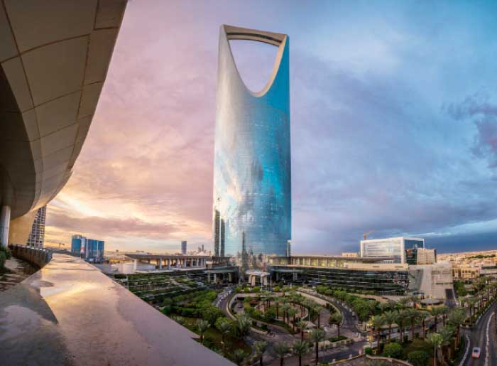FSH Riyadh - Kingdom Tower at sunset