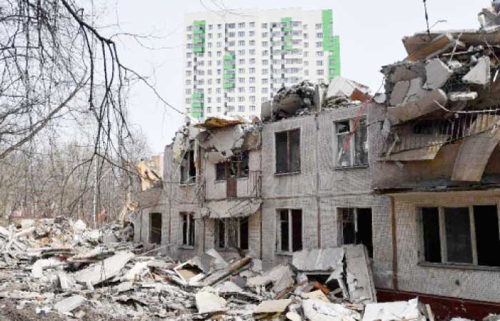 Supporters of a Moscow plan to knock down low-rise housing thrown up in the 1950s and 1960s say the fast-developing capital needs high-rise homes to cope with a housing crunch. — AFP