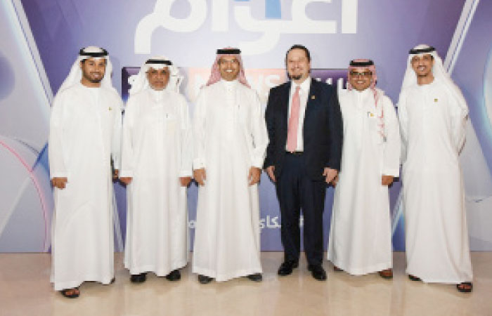 Sky News Arabia team pose for posterity