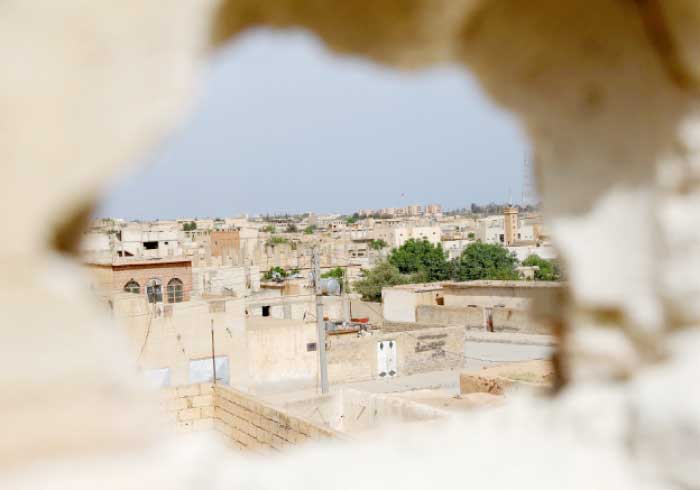 A general view shows the town of Tabqa after members of the US-backed Syrian Democratic Forces (SDF) captured 80 percent of it from the Daesh group. — AFP