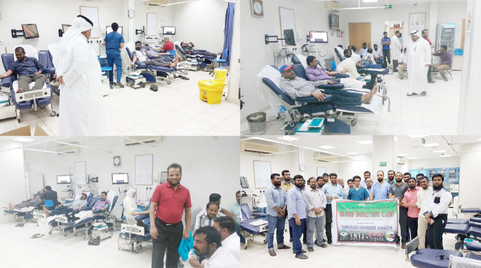 Riyadh TNTJ organizes blood donation camp