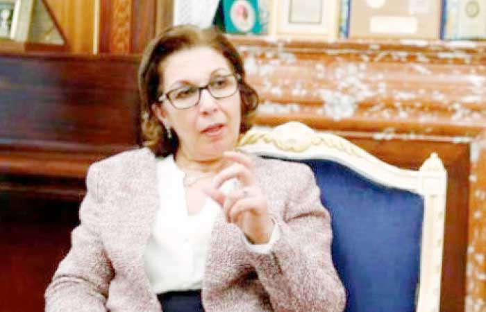 Tunisia’s Finance Minister Lamia Zribi gestures as she speaks during an interview in Tunis in this file photo. — Reuters
