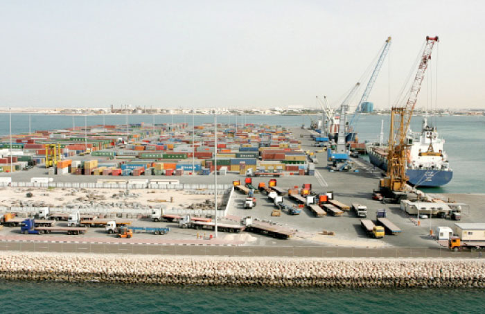 A general view of the Doha port container terminal in Doha. — File photo