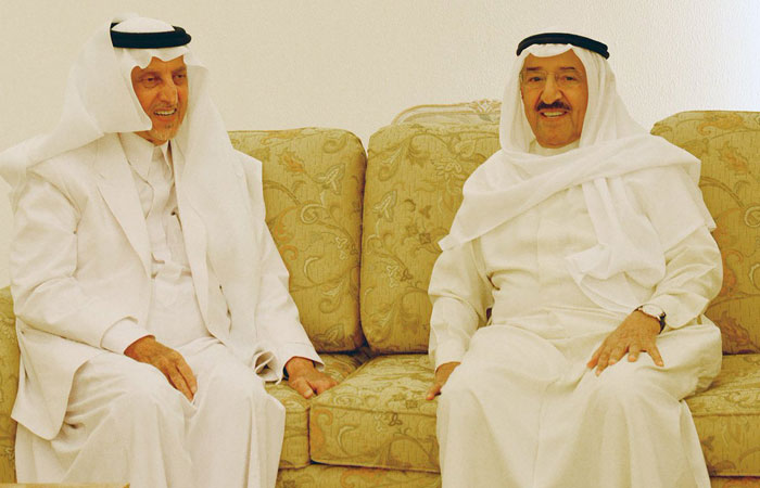 Kuwaiti Emir Sheikh Sabah Al Ahmad Al Jaber Al Sabah met on Monday evening Makkah Emir Prince Khaled Al-Faisal, who is also adviser to Custodian of the Two Holy Mosques King Salman.